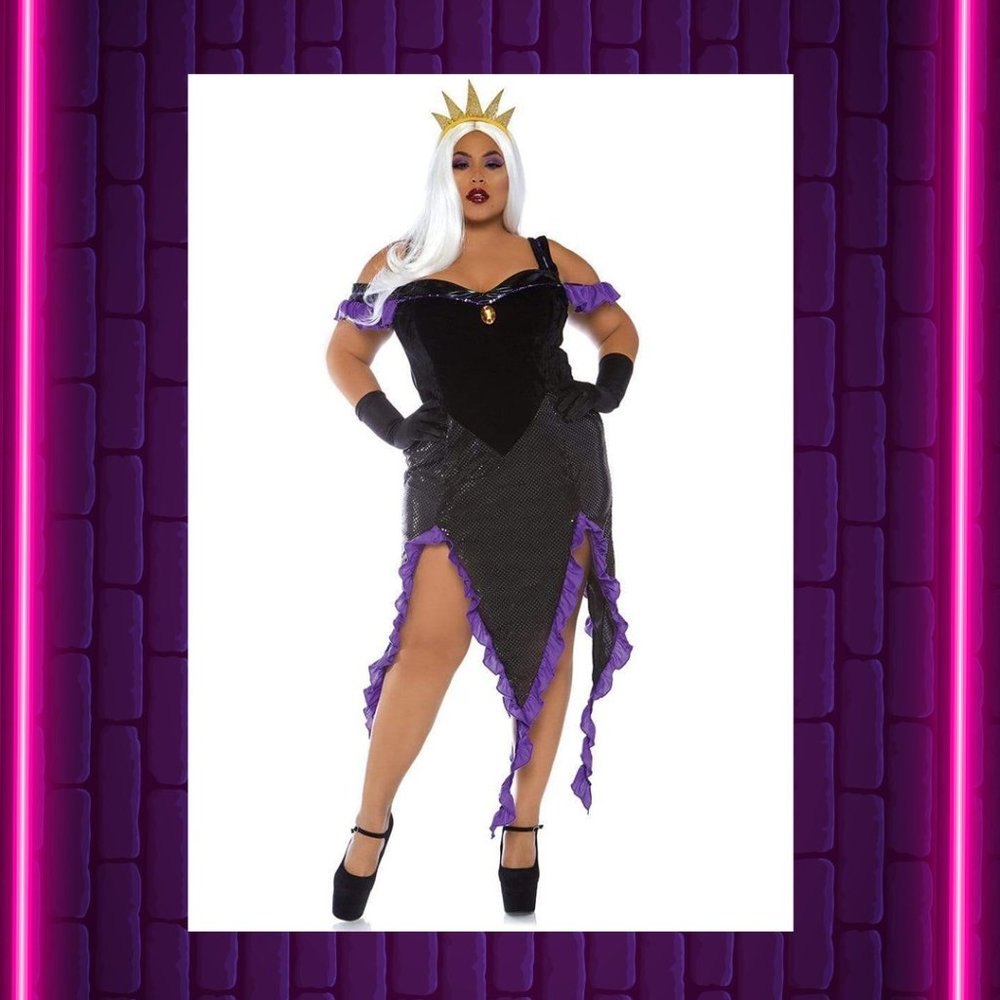 SULTRY URSULA SEA WITCH COSTUME | 1X/2X - 3X/4X